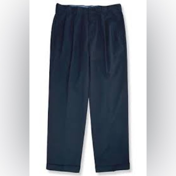 Brooks Brothers ‘346’ advantage chino Elliot navy blue men’s size 40 x 32 cotton - Picture 1 of 8